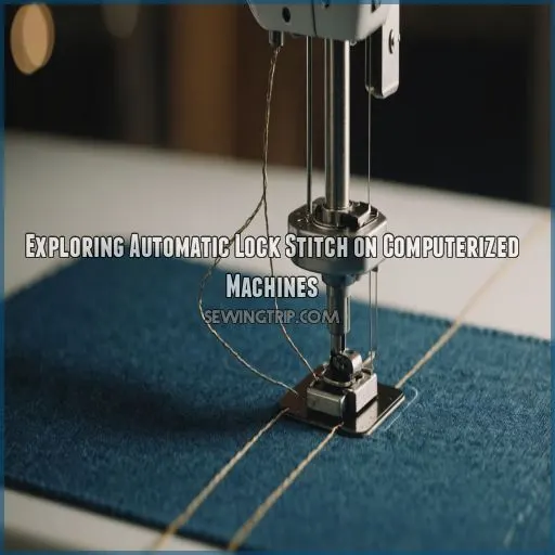 Exploring Automatic Lock Stitch on Computerized Machines