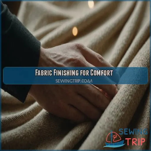 Fabric Finishing for Comfort