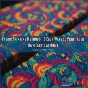 Fabric printing methods for DIY