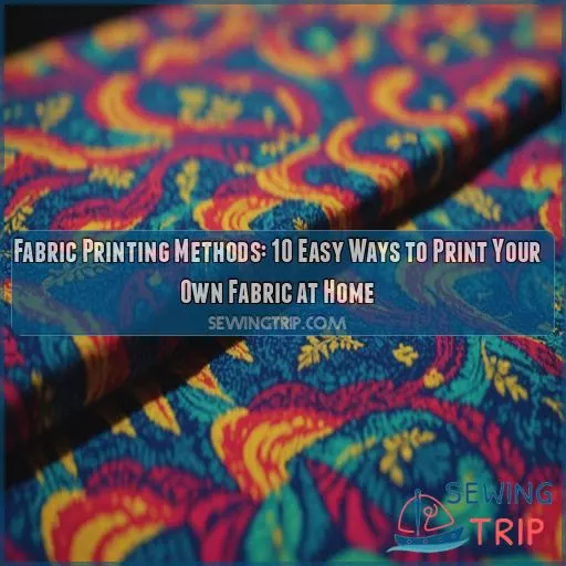 Fabric printing methods for DIY