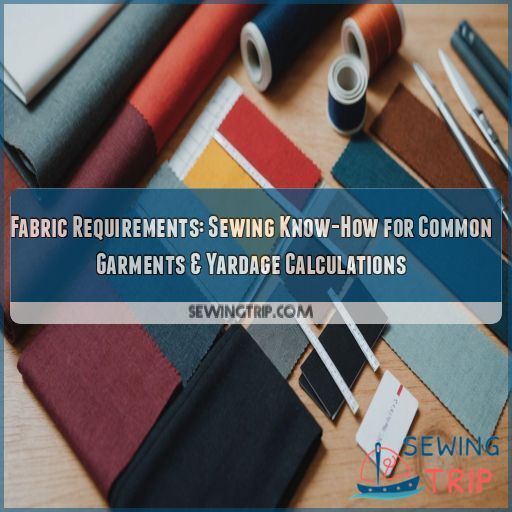 Fabric requirements for common garments Fabric requirements for common garments