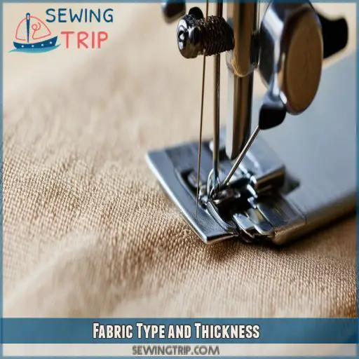 Fabric Type and Thickness Fabric Type and Thickness