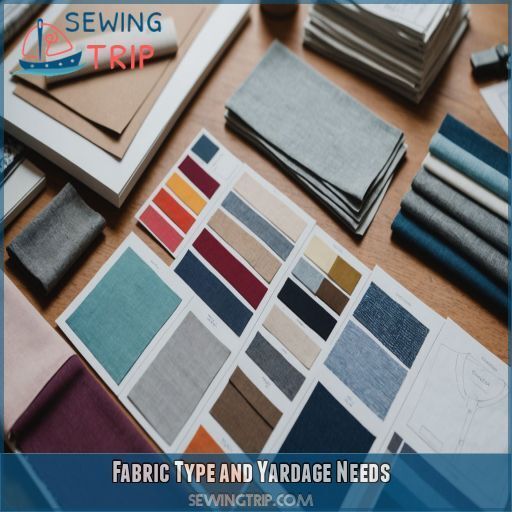 Fabric Type and Yardage Needs Fabric Type and Yardage Needs