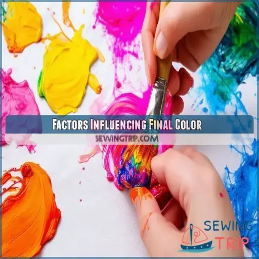 Factors Influencing Final Color