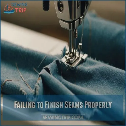 Failing to Finish Seams Properly