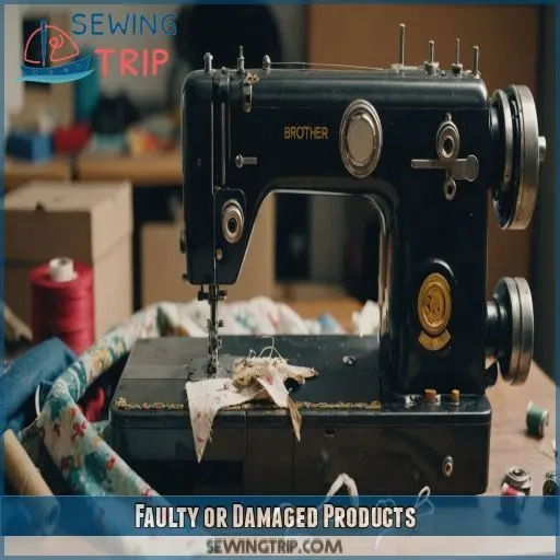 Faulty or Damaged Products