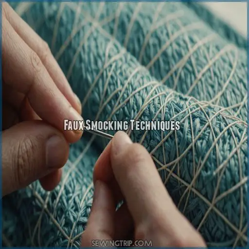 Faux Smocking Techniques Faux Smocking Techniques