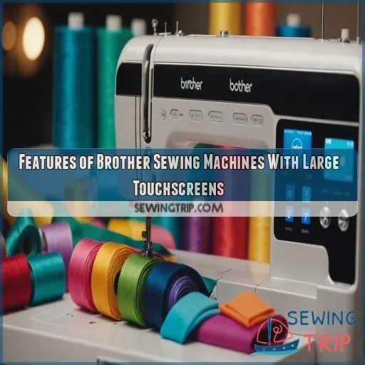 Features of Brother Sewing Machines With Large Touchscreens