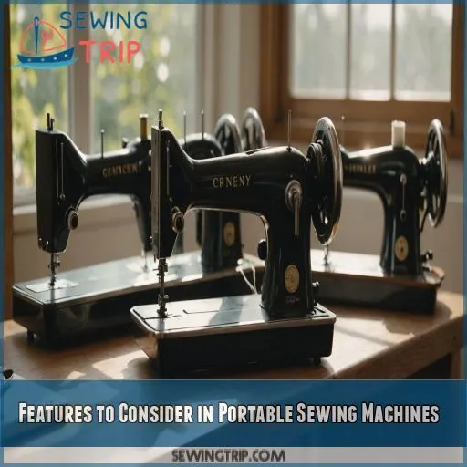 Features to Consider in Portable Sewing Machines