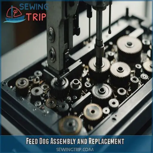 Feed Dog Assembly and Replacement Feed Dog Assembly and Replacement