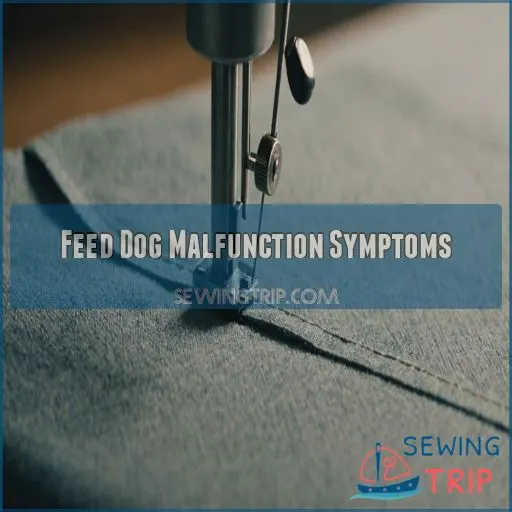 Feed Dog Malfunction Symptoms