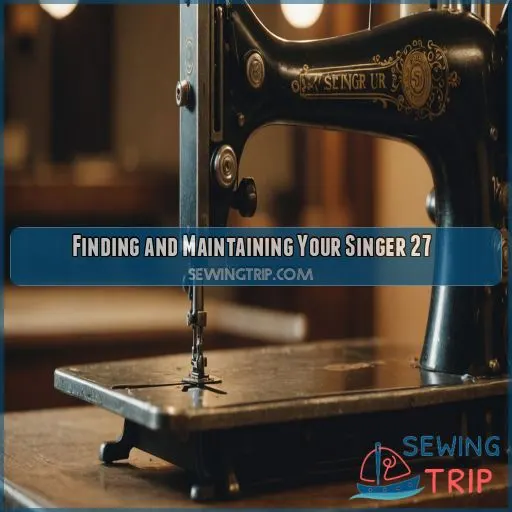 Finding and Maintaining Your Singer 27