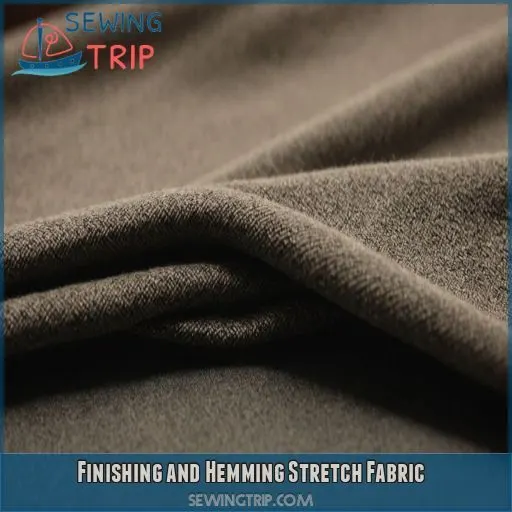 Finishing and Hemming Stretch Fabric