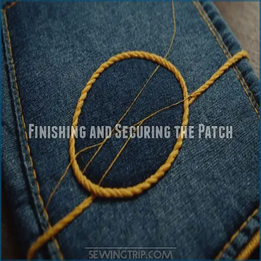 Finishing and Securing the Patch