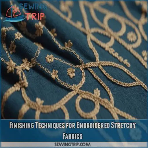 Finishing Techniques for Embroidered Stretchy Fabrics Finishing Techniques for Embroidered Stretchy Fabrics