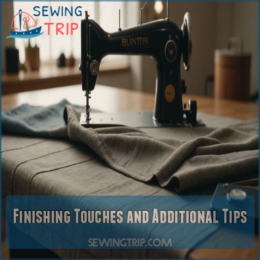 Finishing Touches and Additional Tips Finishing Touches and Additional Tips