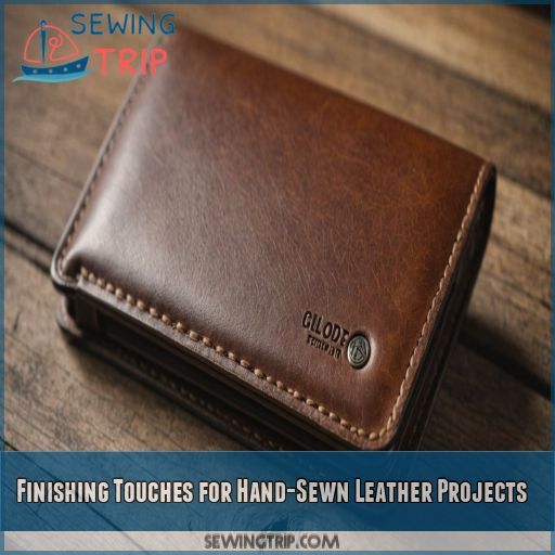 Finishing Touches for Hand-Sewn Leather Projects