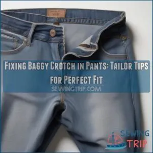 Fixing baggy crotch in pants