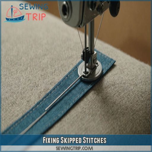 Fixing Skipped Stitches Fixing Skipped Stitches