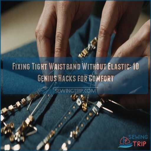 Fixing tight waistband without elastic Fixing tight waistband without elastic