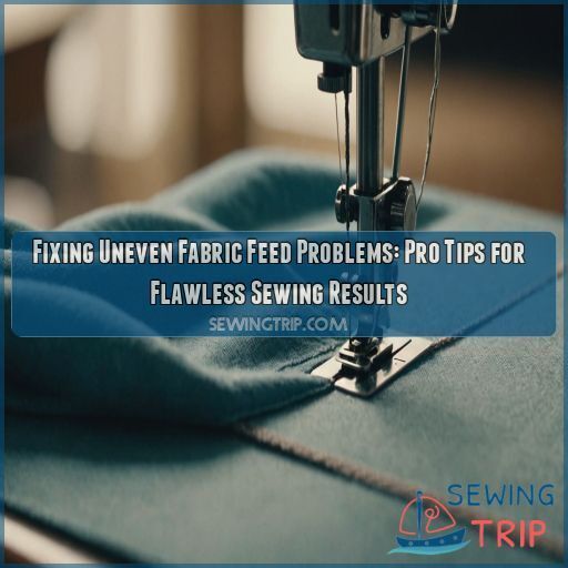 Fixing uneven fabric feed problems Fixing uneven fabric feed problems
