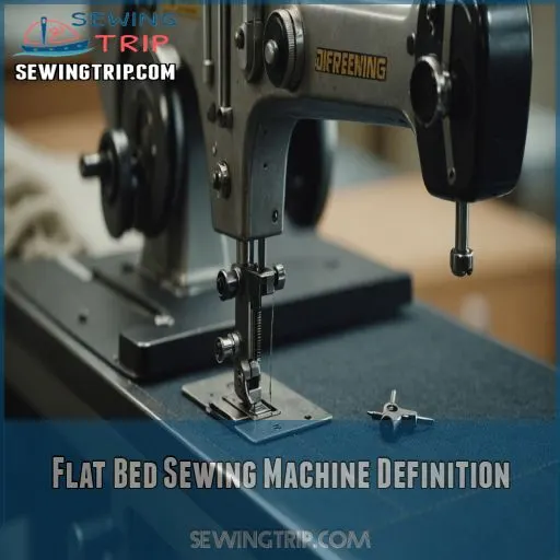 Flat Bed Sewing Machine Definition