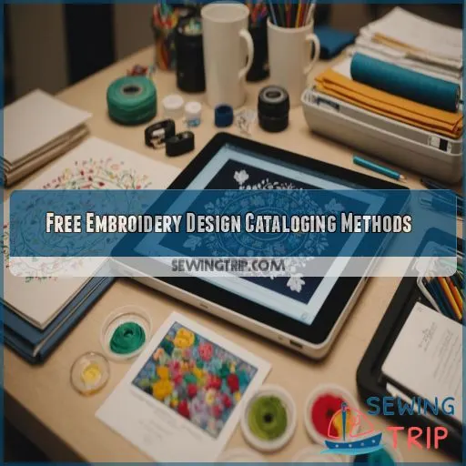 Free Embroidery Design Cataloging Methods