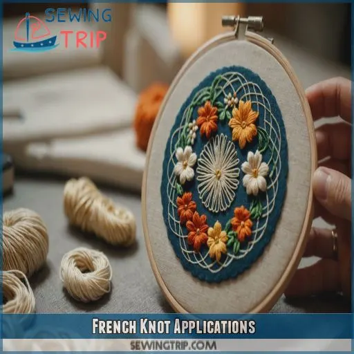 French Knot Applications