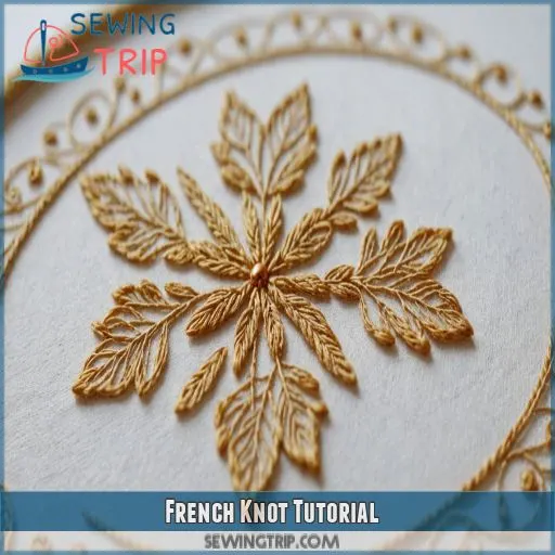 French Knot Tutorial