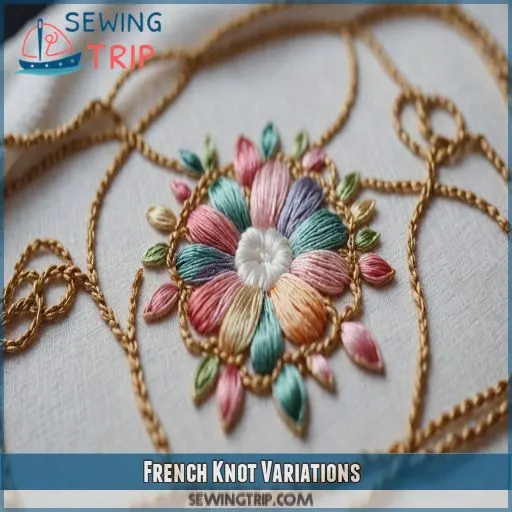 French Knot Variations