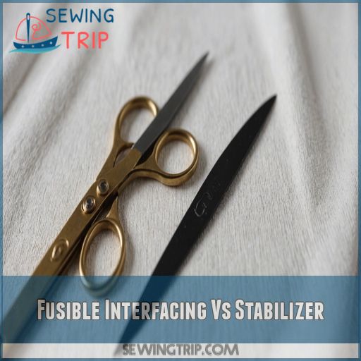 Fusible Interfacing Vs Stabilizer