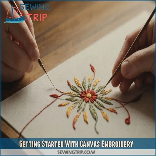 Getting Started With Canvas Embroidery