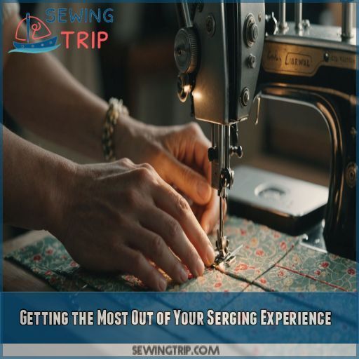 Getting the Most Out of Your Serging Experience Getting the Most Out of Your Serging Experience