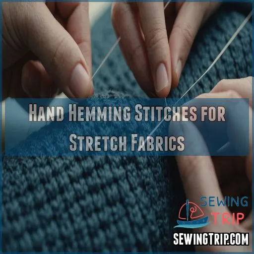 Hand Hemming Stitches for Stretch Fabrics