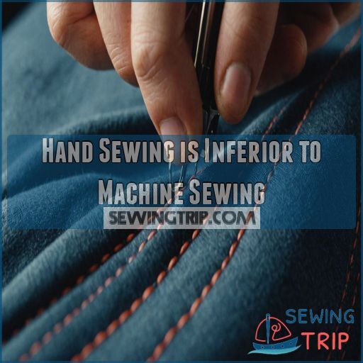 Hand Sewing is Inferior to Machine Sewing Hand Sewing is Inferior to Machine Sewing