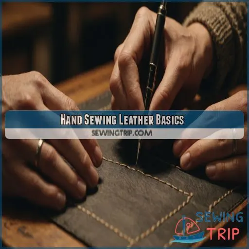 Hand Sewing Leather Basics