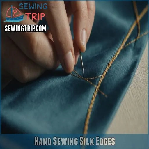 Hand Sewing Silk Edges