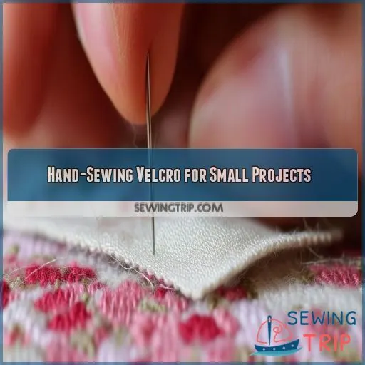 Hand-Sewing Velcro for Small Projects