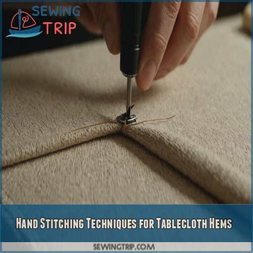 Hand Stitching Techniques for Tablecloth Hems