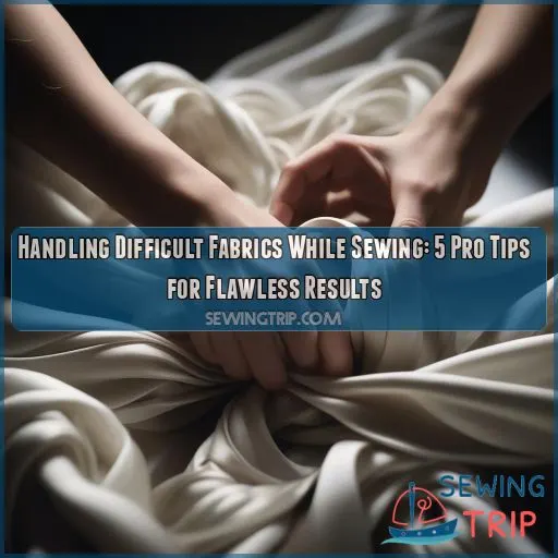 Handling difficult fabrics while sewing