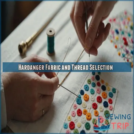 Hardanger Fabric and Thread Selection