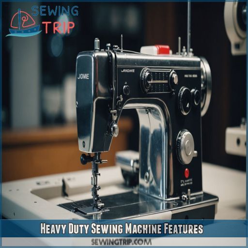 Heavy Duty Sewing Machine Features