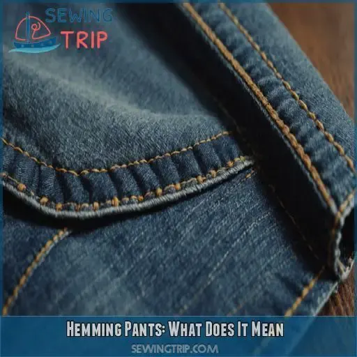 Hemming Pants: What Does It Mean