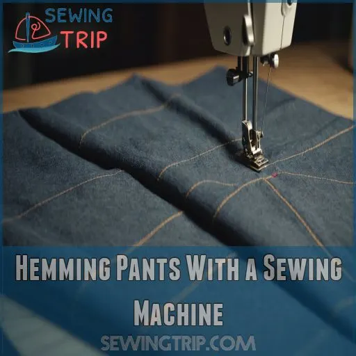 Hemming Pants With a Sewing Machine