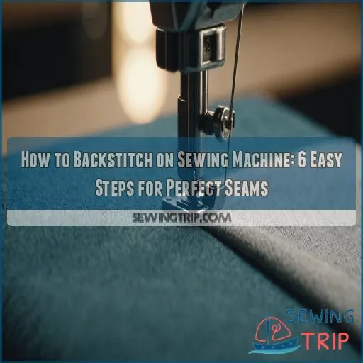 how to backstitch on sewing machine