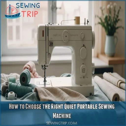 How to Choose the Right Quiet Portable Sewing Machine