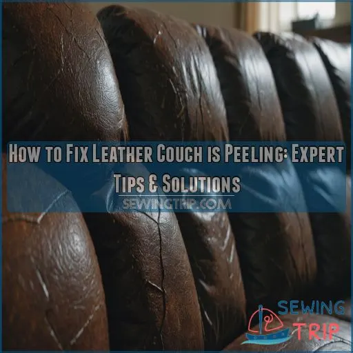 how to fix leather couch is peeling