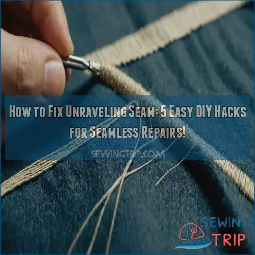 how to fix unraveling seam