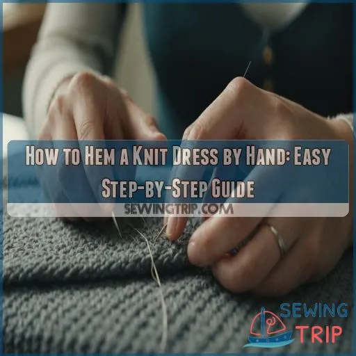 how to hem a knit dress by hand