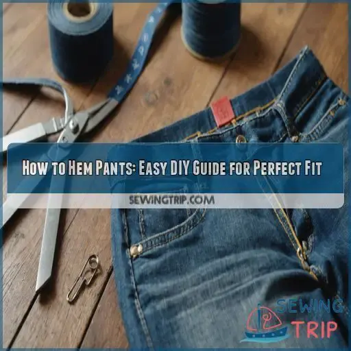 how to hem pants